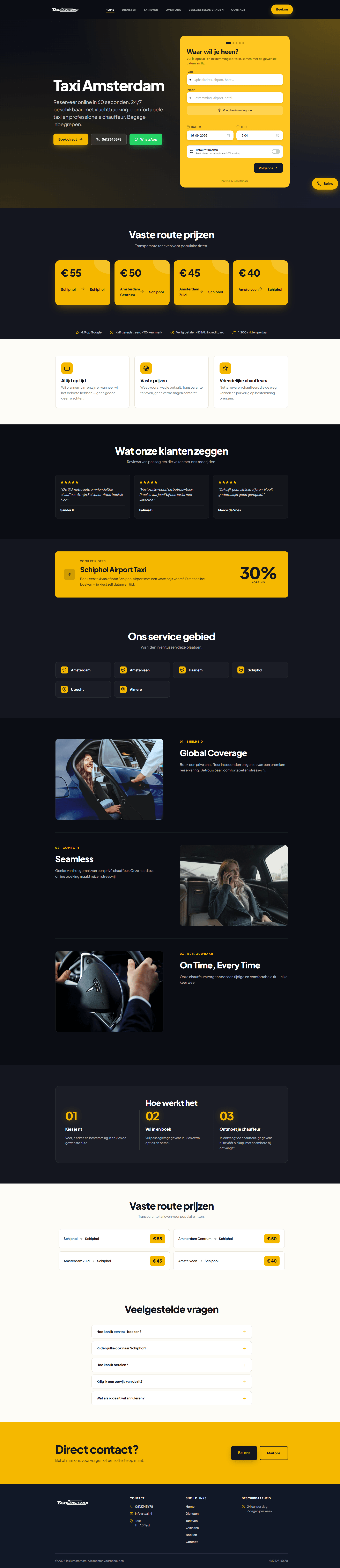 WordPress taxi thema Bold