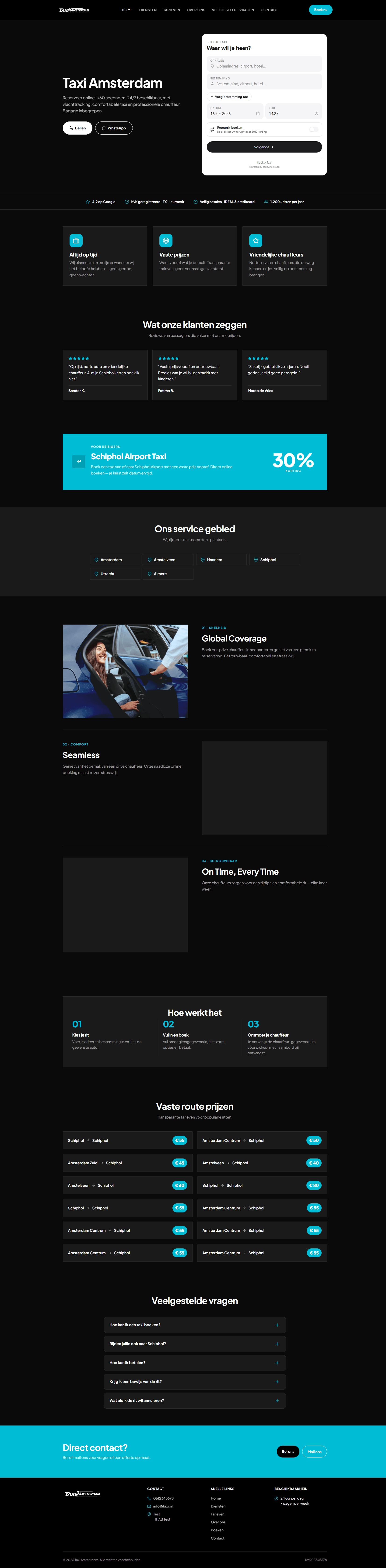 WordPress taxi thema Simpel